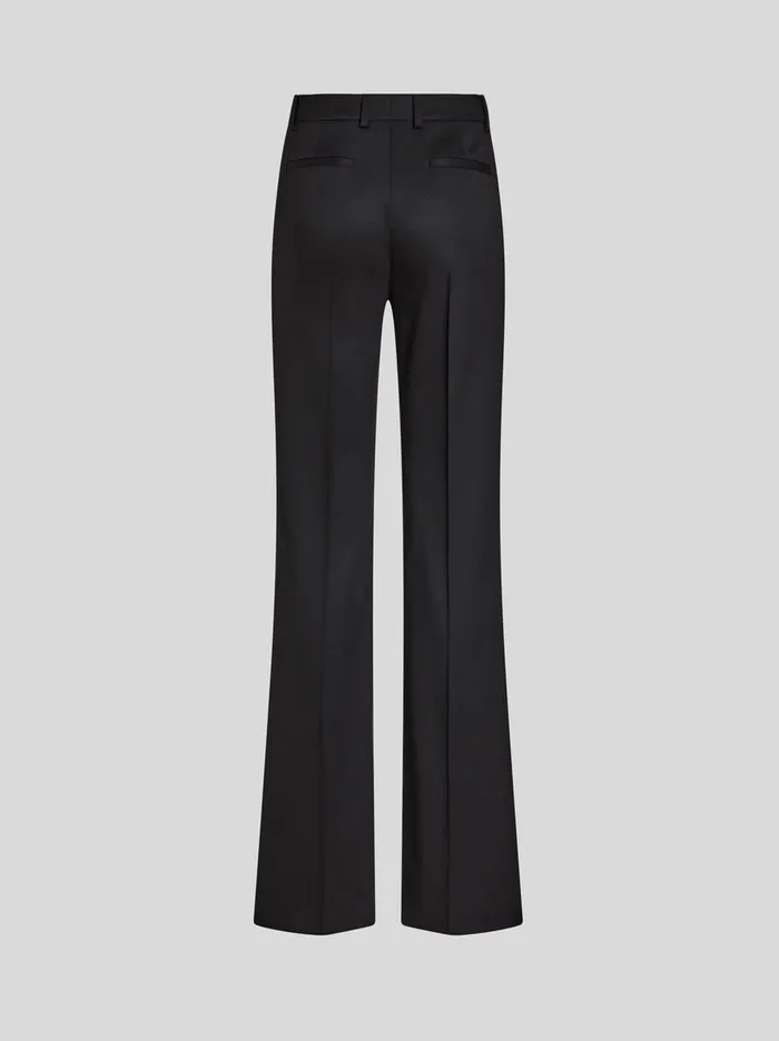 Women Etro Trousers Stretch Wool Trousers Black Women Etro Trousers Stretch Wool Trousers Black