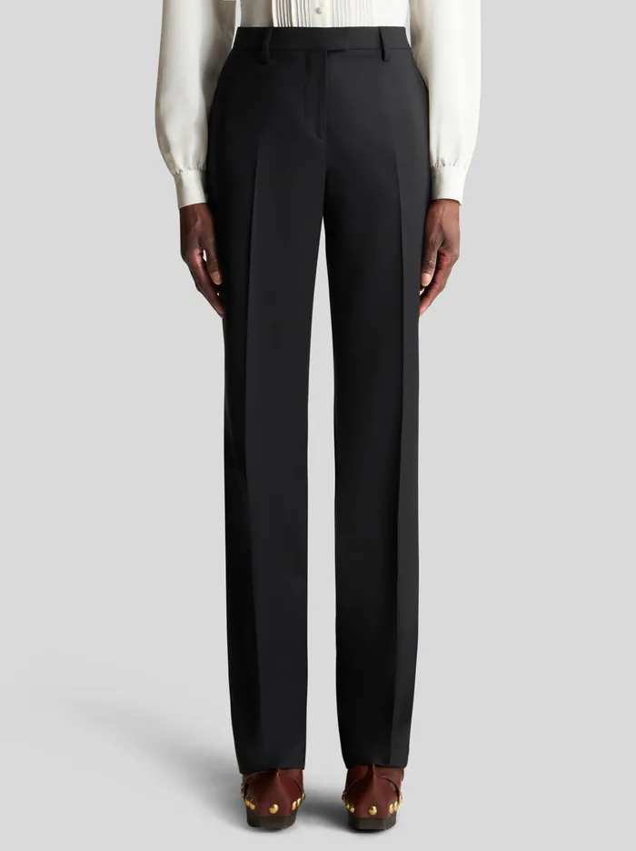 Women Etro Trousers Tailored Trousers Black Women Etro Trousers Tailored Trousers Black