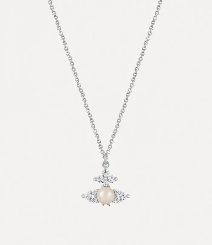Women Feodora Pendant Platinumwhiteczcreamrosepearl Vivienne Westwood Necklaces Women Feodora Pendant Platinumwhiteczcreamrosepearl Vivienne Westwood Necklaces