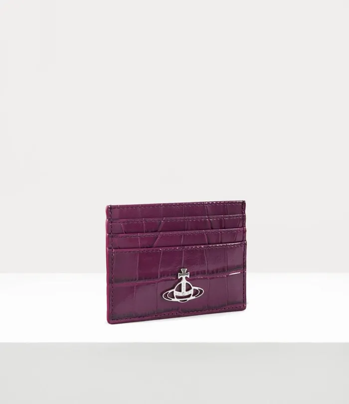 Women Flat Card Holder Purple Vivienne Westwood Wallets And Purses Women Flat Card Holder Purple Vivienne Westwood Wallets And Purses