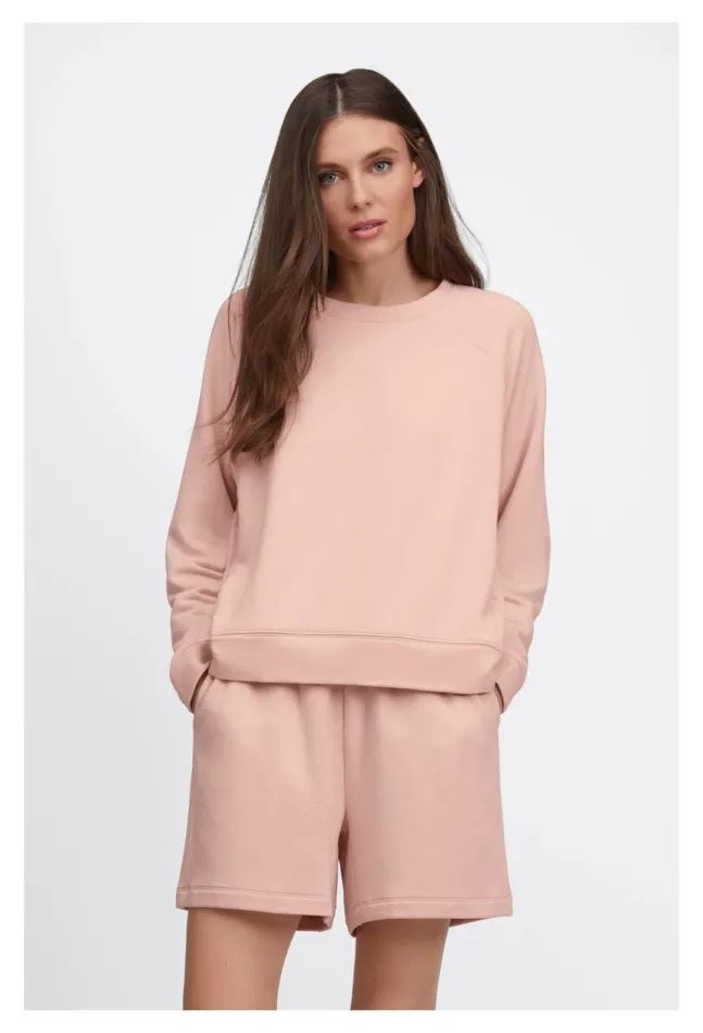Women Fleece Pull On Short Rose Smoke Johnny Was Bottoms