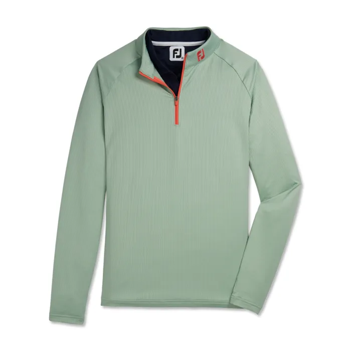 Women FootJoy Base MidLayers HalfZip Rib MidLayer 8211 FJ Tour Collar Sage Women FootJoy Base MidLayers HalfZip Rib MidLayer 8211 FJ Tour Collar Sage