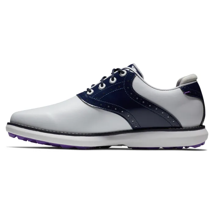 Women FootJoy Spikeless Traditions Spikeless White Navy Women FootJoy Spikeless Traditions Spikeless White Navy