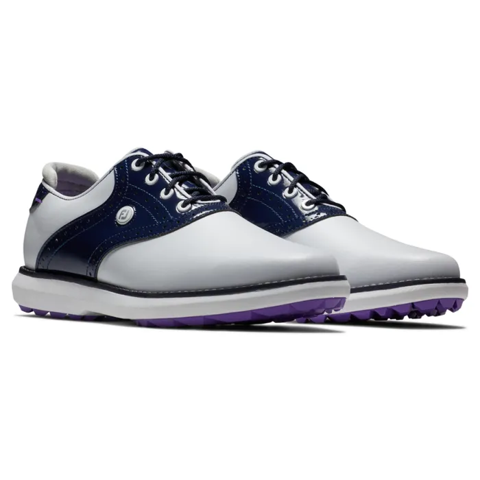 Women FootJoy Spikeless Traditions Spikeless White Navy Women FootJoy Spikeless Traditions Spikeless White Navy
