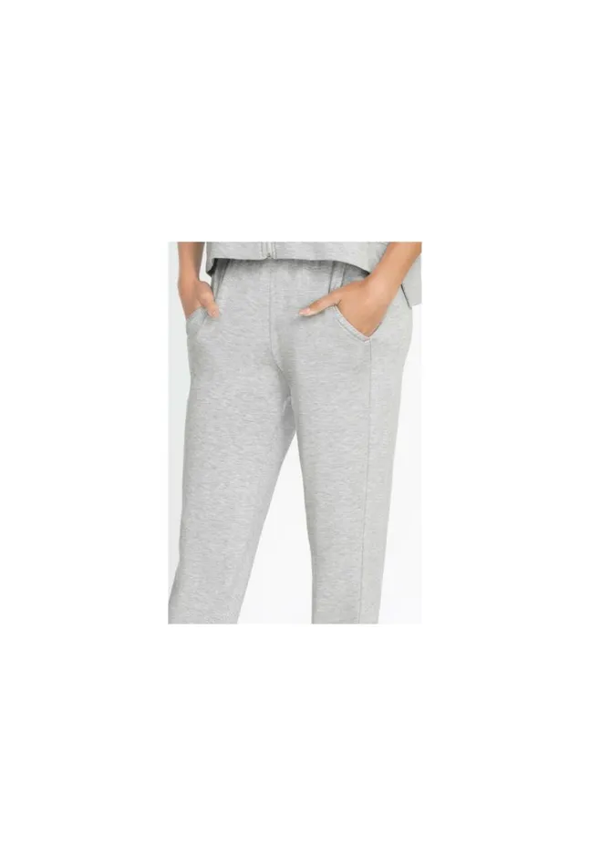 Women Forward Side Seam Jogger Heather Grey Johnny Was Bottoms