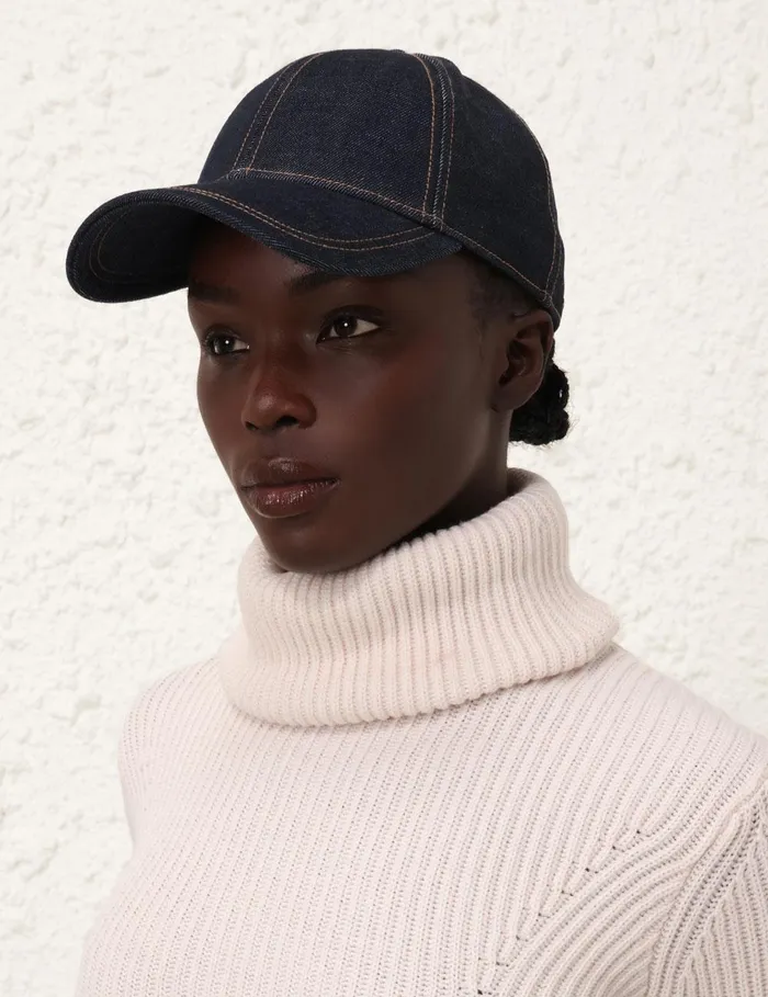 Women Hats Zimmermann Denim Cap Night Sky