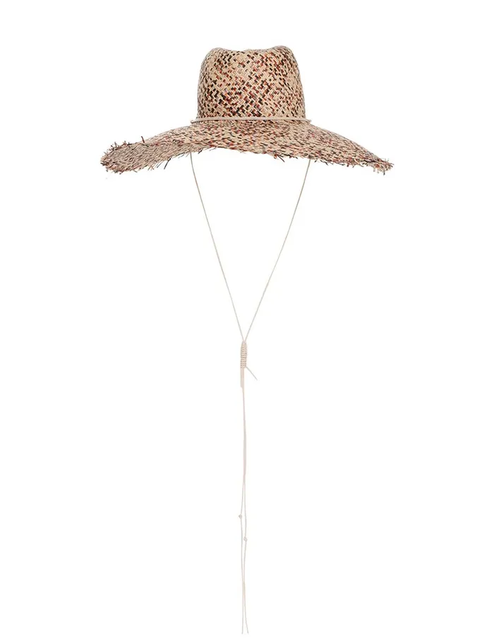 Women Hats Zimmermann Multi Tone Straw Fedora Multi