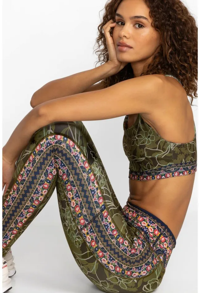 Women Hirz Camo High Waist Ribbed Waistband Le Hirz Johnny Was Active