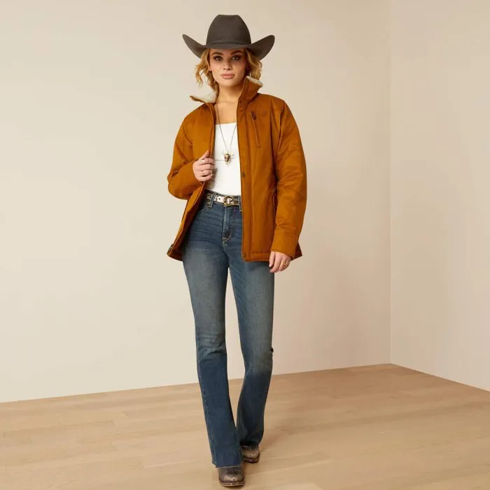 Women Jackets and Vests Ariat Grizzly Insulated Jacket Chestnut Women Jackets and Vests Ariat Grizzly Insulated Jacket Chestnut