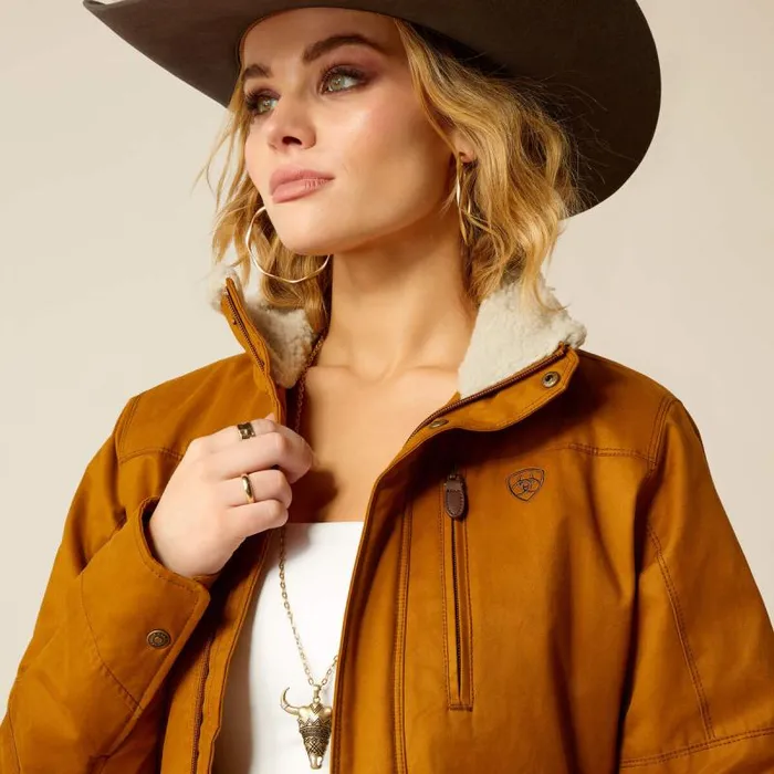 Women Jackets and Vests Ariat Grizzly Insulated Jacket Chestnut Women Jackets and Vests Ariat Grizzly Insulated Jacket Chestnut