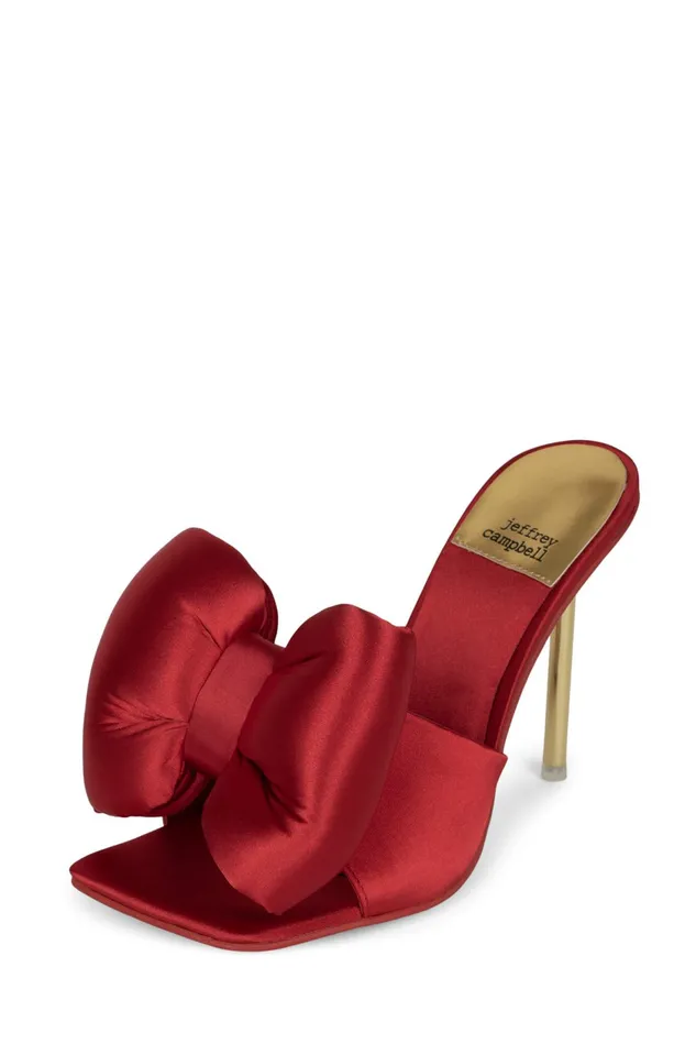 Women Jeffrey Campbell Heel BOWDOWN Brown Gold