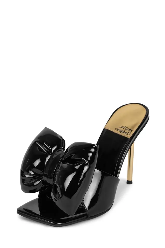 Women Jeffrey Campbell Heel BOWDOWN Brown Gold