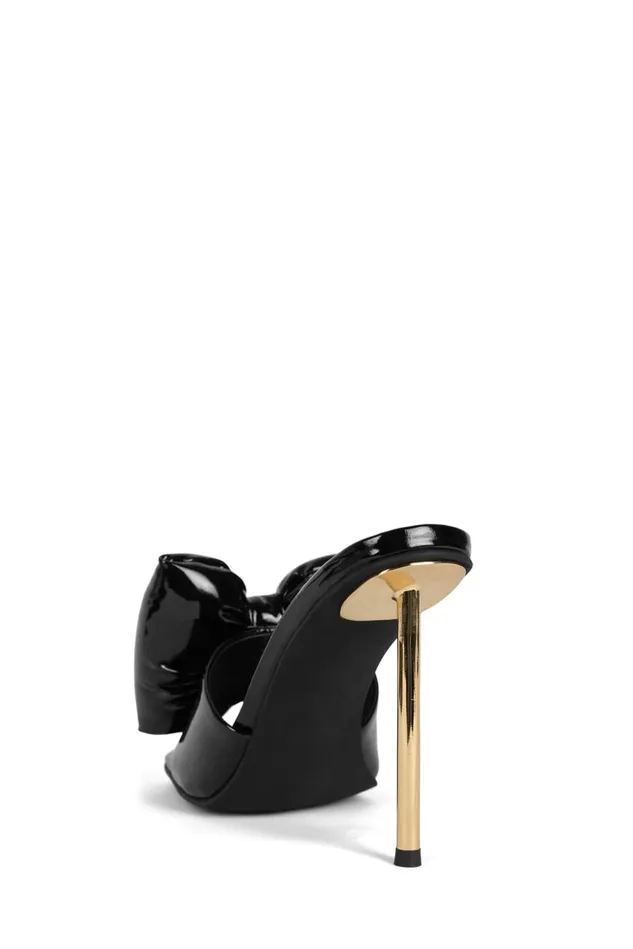 Women Jeffrey Campbell Heel BOWDOWN Brown Gold