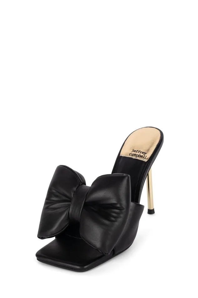 Women Jeffrey Campbell Heel BOWDOWN Brown Gold