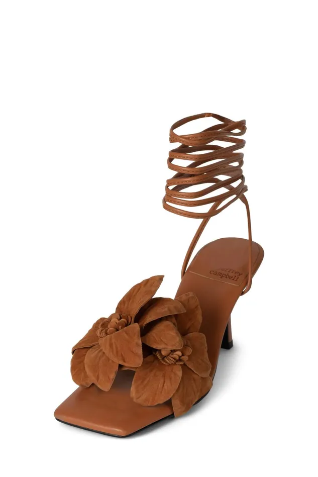 Women Jeffrey Campbell Heel ESSENCE Green Suede