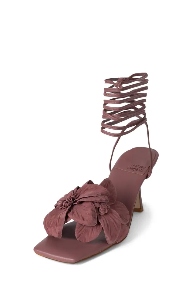 Women Jeffrey Campbell Heel ESSENCE Green Suede
