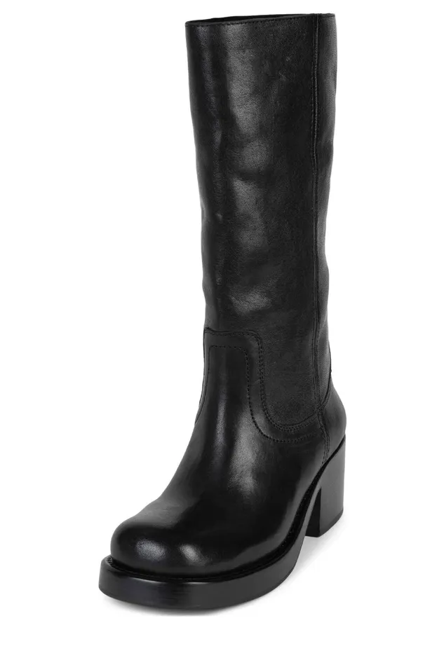 Women Jeffrey Campbell Knee To Thigh REFLECT Black