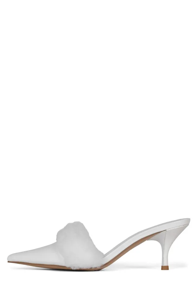 Women Jeffrey Campbell Mule TASTEFUL Red Patent Combo