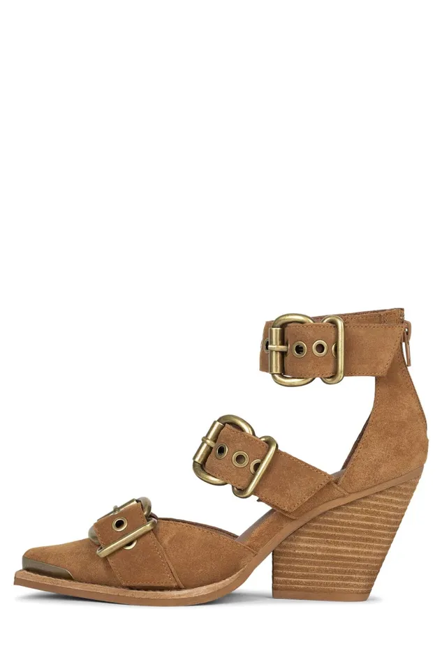 Women Jeffrey Campbell Pump EMILIA Tan Suede
