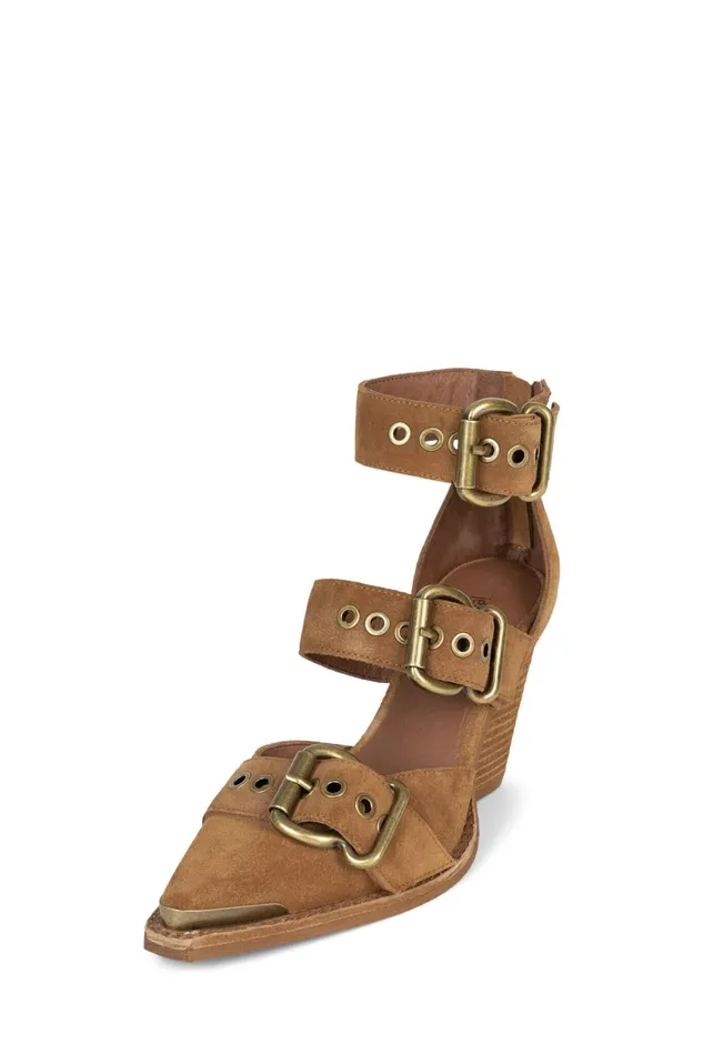 Women Jeffrey Campbell Pump EMILIA Tan Suede