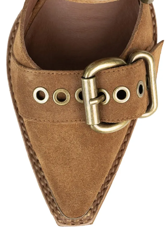 Women Jeffrey Campbell Pump EMILIA Tan Suede