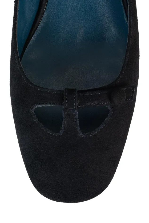 Women Jeffrey Campbell Pump LAMINA Black Suede
