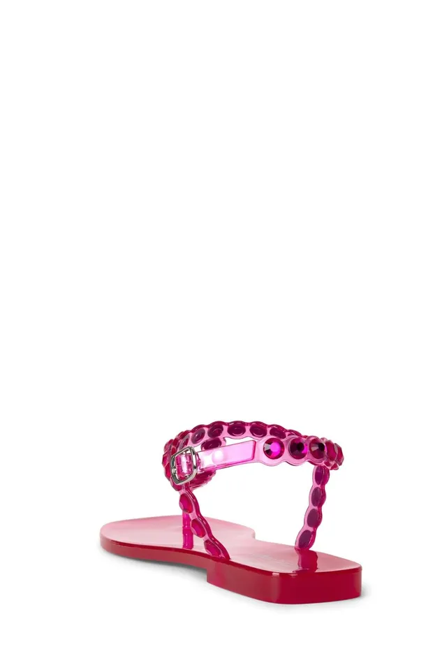 Women Jeffrey Campbell Sandals Under 100 JEMMIN Fuchsia Shiny