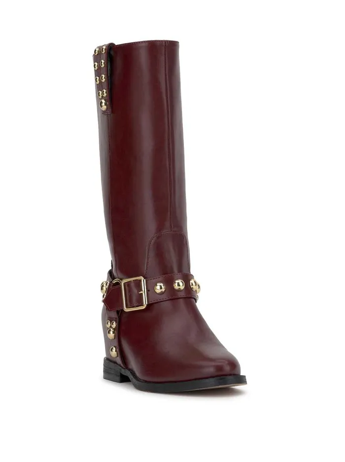 Women Jessica Simpson Boots and Booties Milley Moto Boot In Dark Cherry