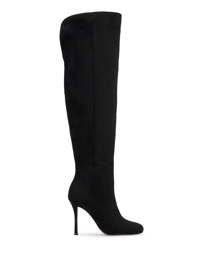 Women Jessica Simpson Boots and Booties Nicolosi Over The Knee Boot In Black