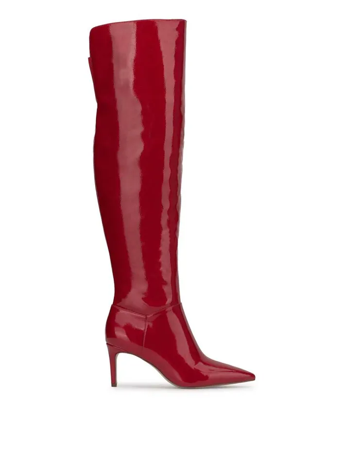 Women Jessica Simpson Boots and Booties Verity Stiletto Boot In Red Muse