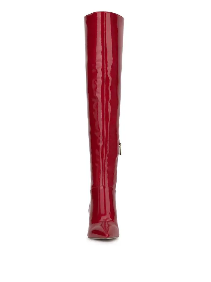 Women Jessica Simpson Boots and Booties Verity Stiletto Boot In Red Muse
