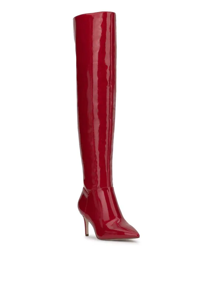 Women Jessica Simpson Boots and Booties Verity Stiletto Boot In Red Muse
