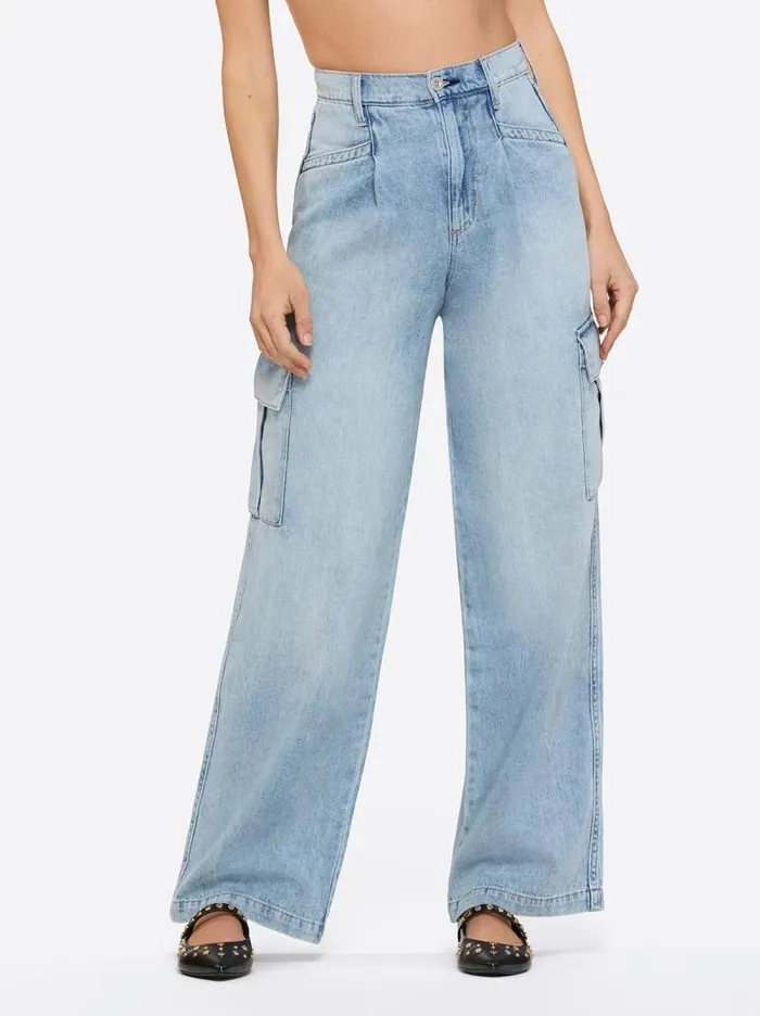 Women Jessica Simpson Bottoms Jenna Cargo Pants In Valley Sky
