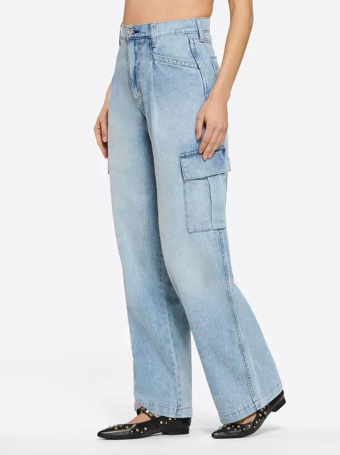 Women Jessica Simpson Bottoms Jenna Cargo Pants In Valley Sky