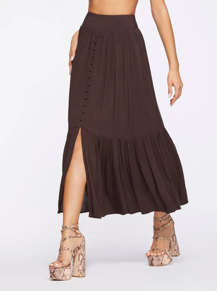 Women Jessica Simpson Bottoms Kelsie Skirt In Coffee