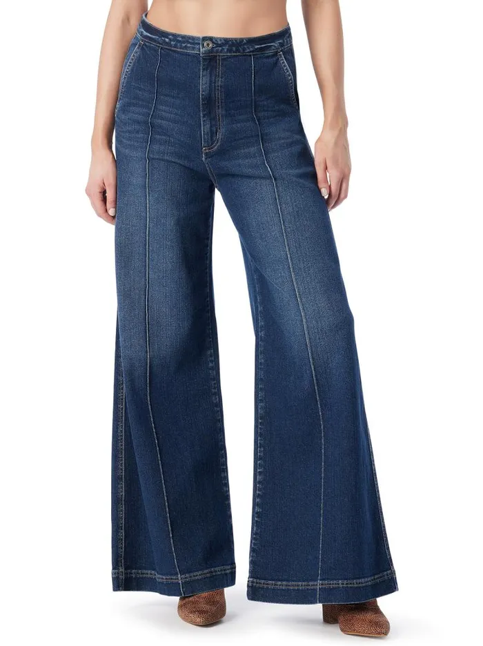 Women Jessica Simpson Bottoms Spirit Super Wide Leg Jean In Soul Mate