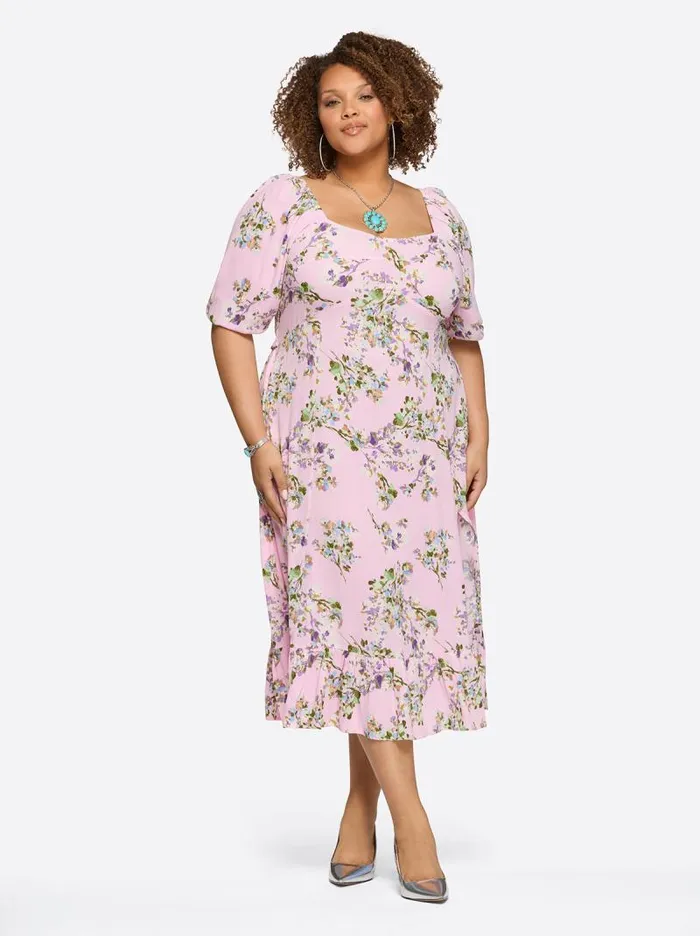 Women Jessica Simpson Dresses Momi Dress In Botanic Blossoms