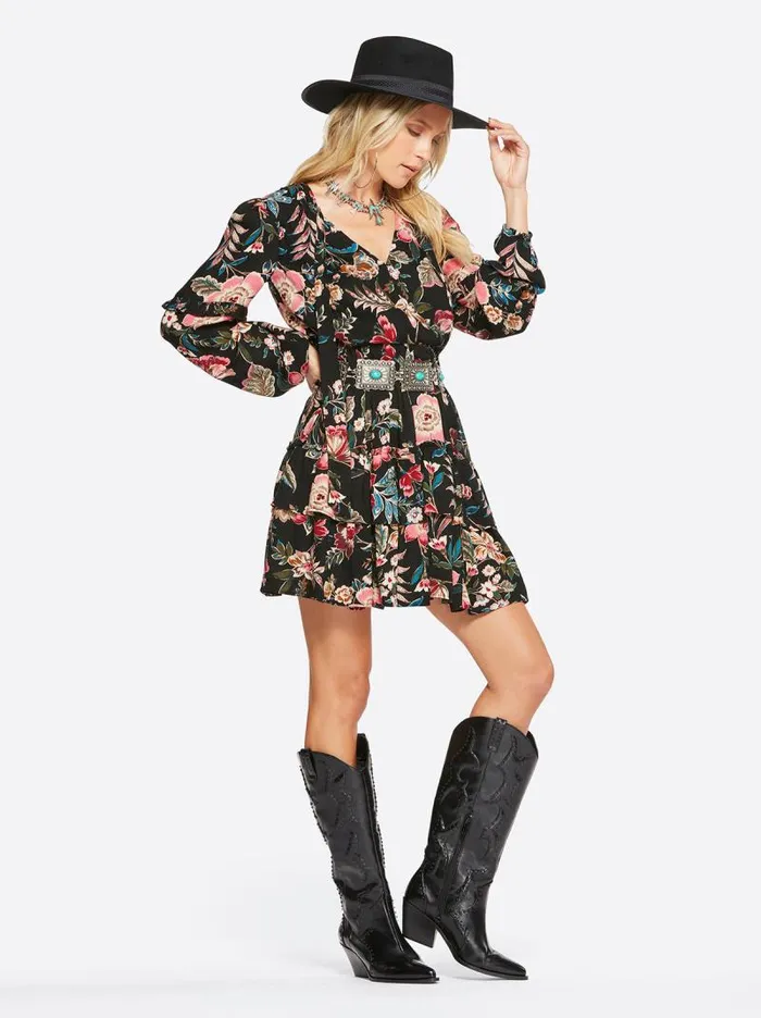 Women Jessica Simpson Dresses Reina Dress In Arcadian Blooms