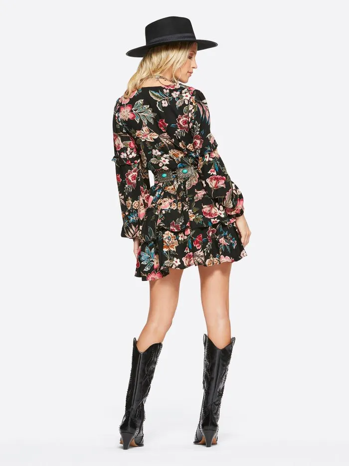 Women Jessica Simpson Dresses Reina Dress In Arcadian Blooms