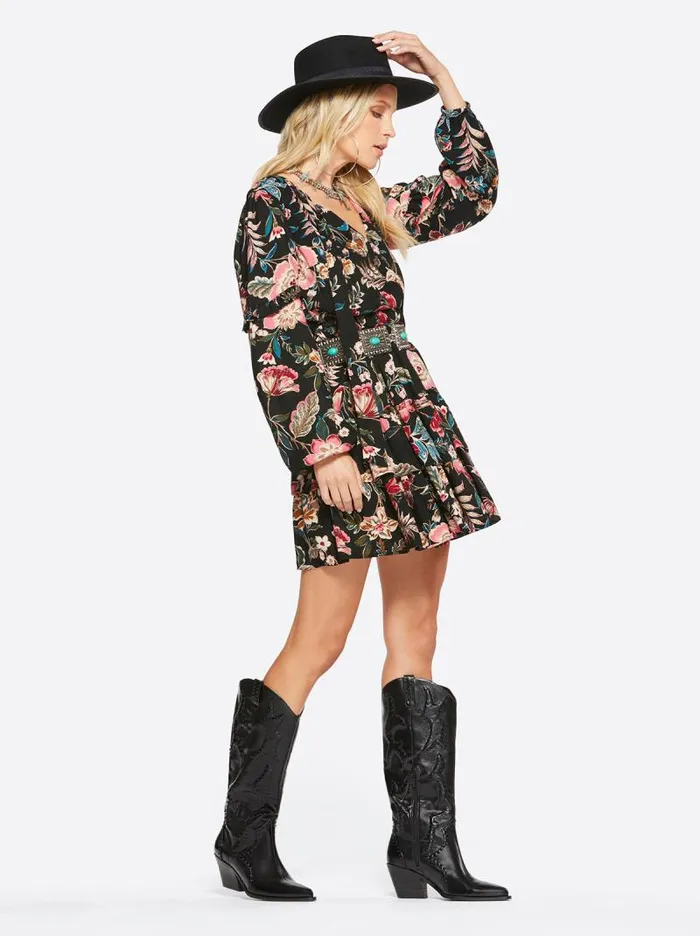 Women Jessica Simpson Dresses Reina Dress In Arcadian Blooms