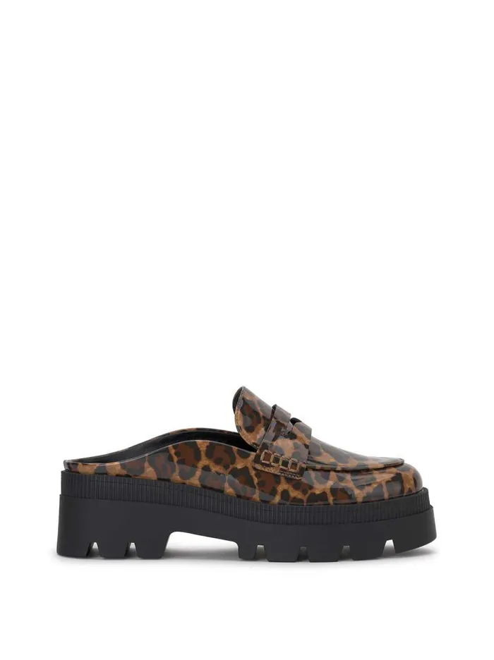 Women Jessica Simpson Flats Uma Slip On Loafer In Leopard