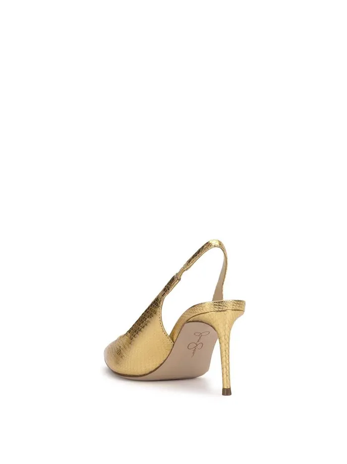 Women Jessica Simpson Pumps Souli Sling Back Heel In Gold