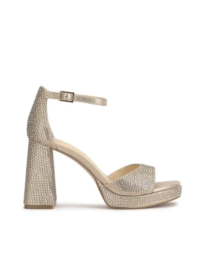 Women Jessica Simpson Sandals Kaliah Platform Sandal In Champagne