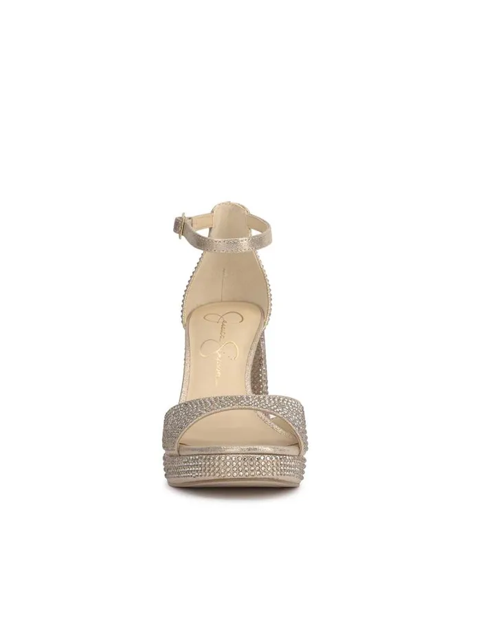 Women Jessica Simpson Sandals Kaliah Platform Sandal In Champagne