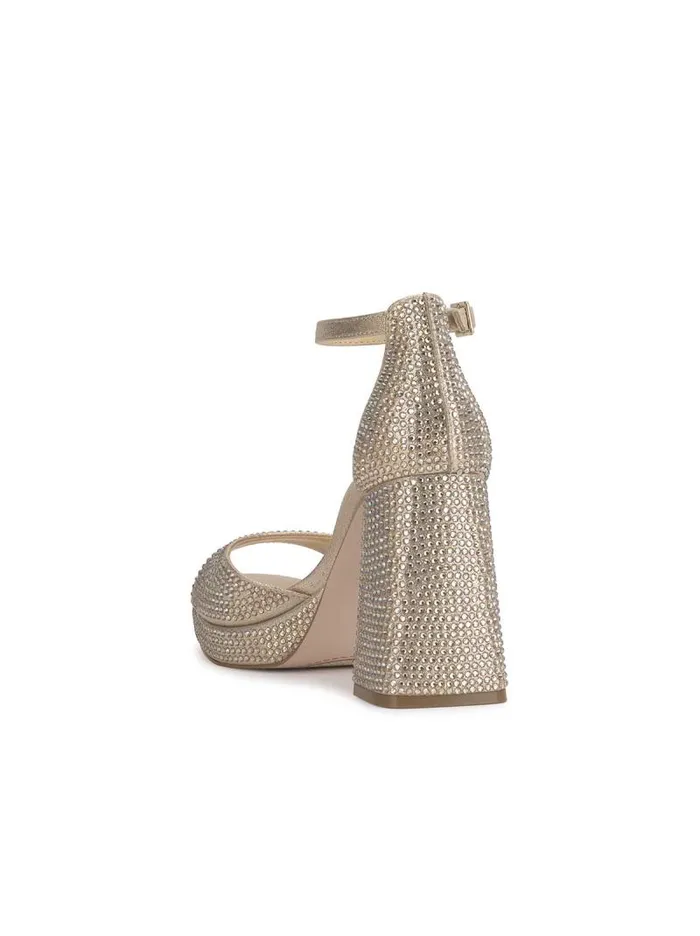 Women Jessica Simpson Sandals Kaliah Platform Sandal In Champagne