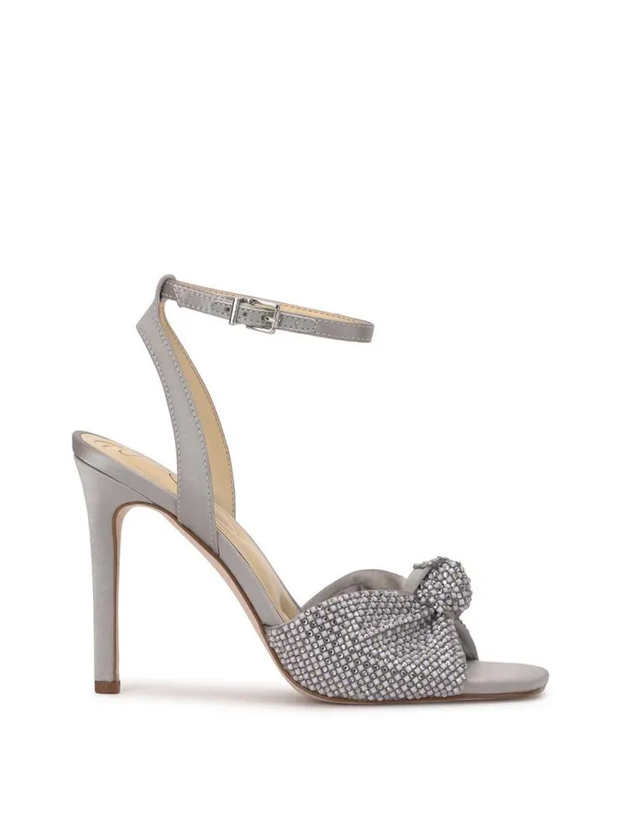 Women Jessica Simpson Sandals Ohela High Heel In Pewter