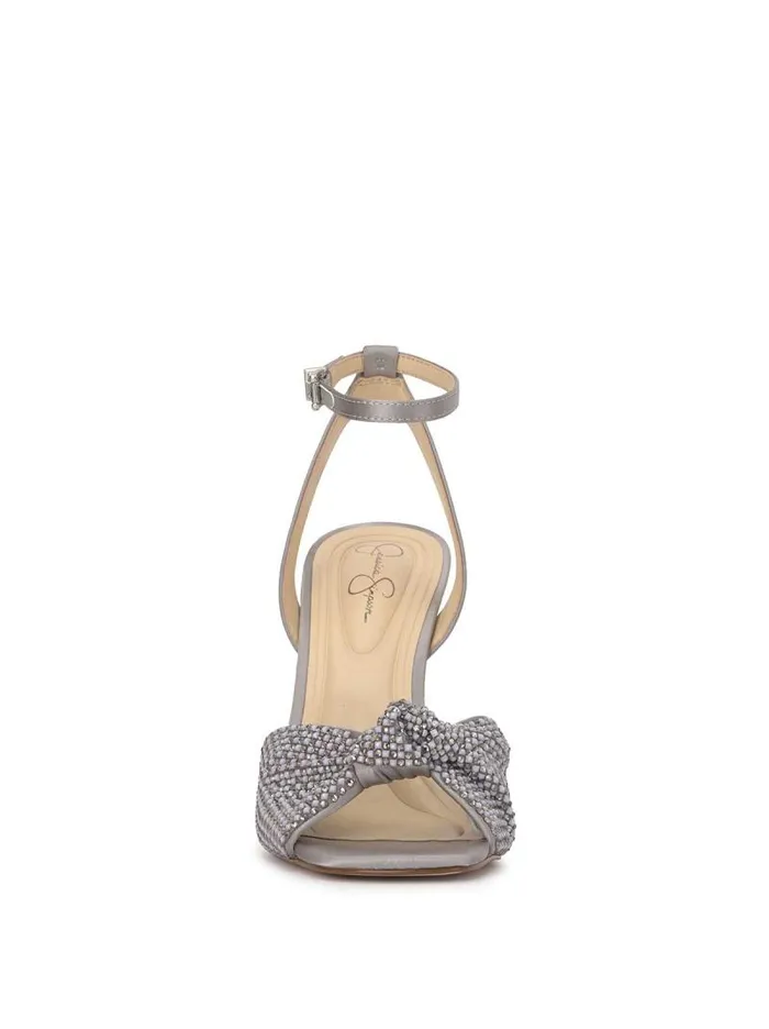Women Jessica Simpson Sandals Ohela High Heel In Pewter