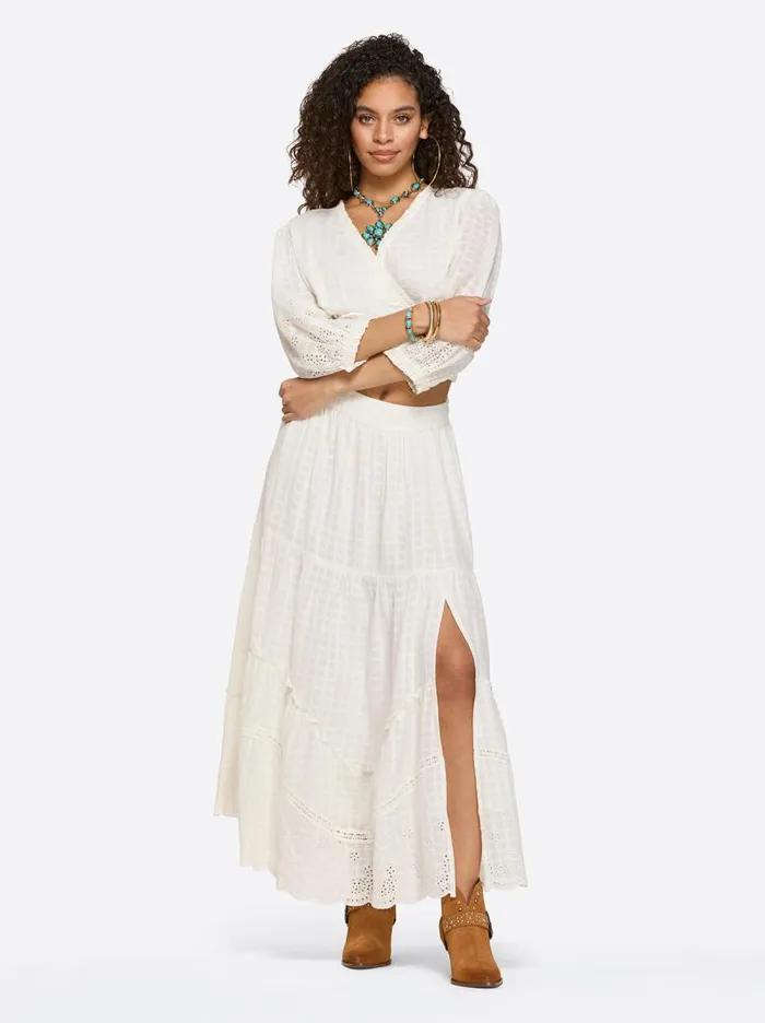 Women Jessica Simpson Tops and Tees Patsy Top In Gardenia