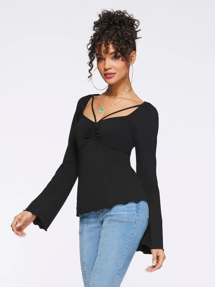 Women Jessica Simpson Tops and Tees Rori Top In Black