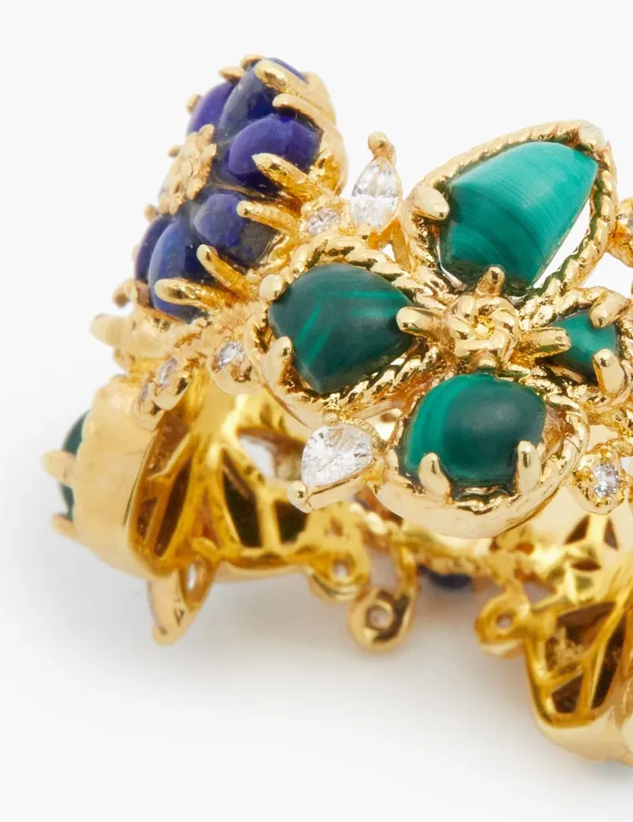 Women Jewellery Zimmermann Bloom Band Ring Goldmulti